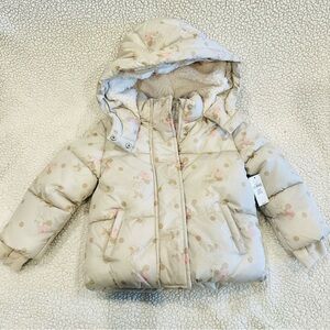 NWT Gap Kids Disney Minnie Mouse Parka Puffy Jacket size 4T